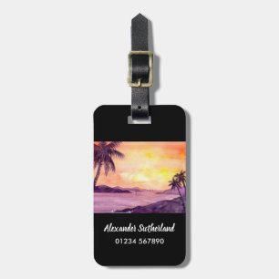 Sunset in Tropics door Farida Greenfield Bagagelabel