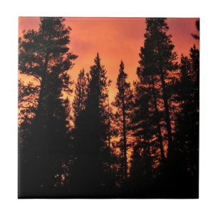 Sunset in Tuolumne Meadows, Yosemite, CA Tegeltje