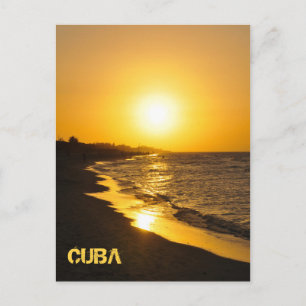 Sunset in Varadero, Cuba Briefkaart