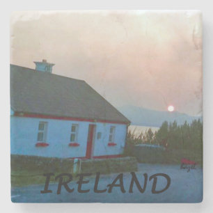 Sunset Irish Cottage, Ierland Onderzetter