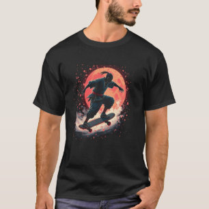 Sunset Japanese Art Anime Samurai Warrior T-shirt