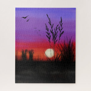 Sunset Jigzaag Puzzle Legpuzzel