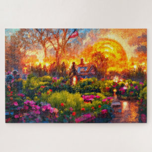 Sunset Jigzaag Puzzle Legpuzzel