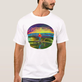 Sunset Jog met een hond... T-shirt