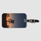 Sunset Joshua Trees Bagagelabel (Voorkant (horizontaal))