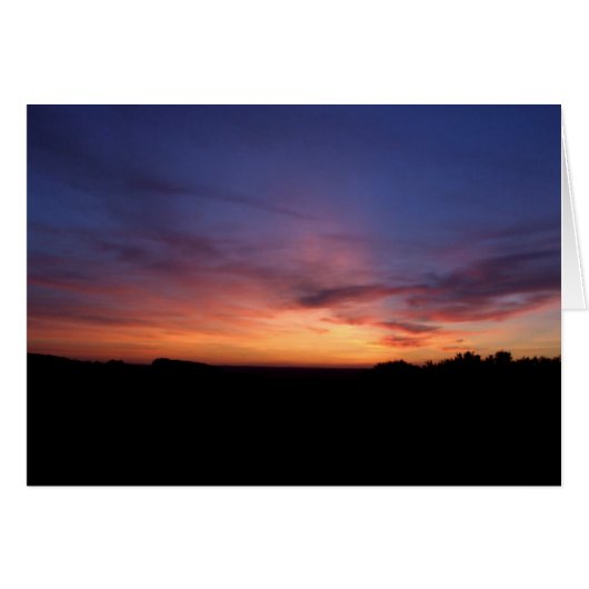 Sunset Kaart (Voorkant Horizontaal)