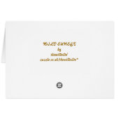 SUNSET Kaart (Achterkant Horizontaal)