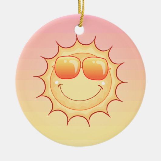 Sunset Keramisch Ornament (Voorkant)