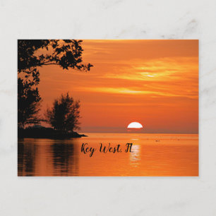Sunset, Key West, Florida Briefkaart