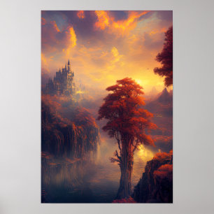 Sunset Kingdom, The Enchanted Castle Poster