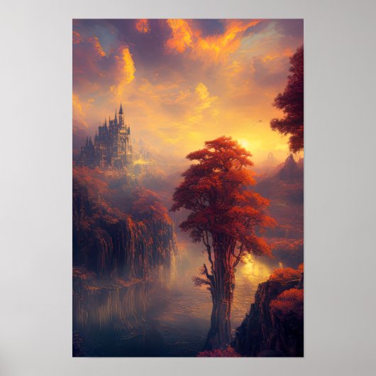 Sunset Kingdom, The Enchanted Castle Poster (Voorkant)