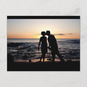 Sunset Kiss Briefkaart