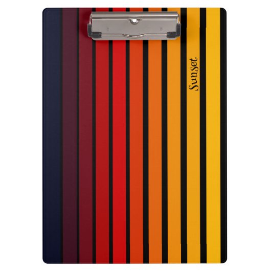 Sunset Klembord (Voorkant)