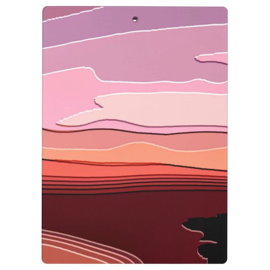 SUNSET KLEMBORD (Achterkant)