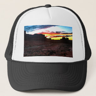 Sunset La Sal Mountains Nationaal Trucker Pet