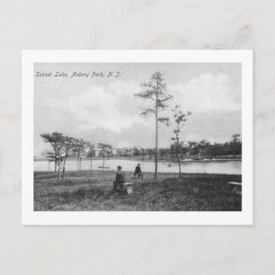 Sunset Lake, Asbury Park, New Jersey  Briefkaart