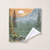 Sunset Lake Bad Handdoek (Wasdoekje)