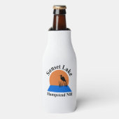 Sunset Lake Foam Bottle Cooler (Fles Voorkant)
