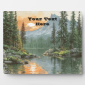 Sunset Lake Fotoplaat (Voorkant)