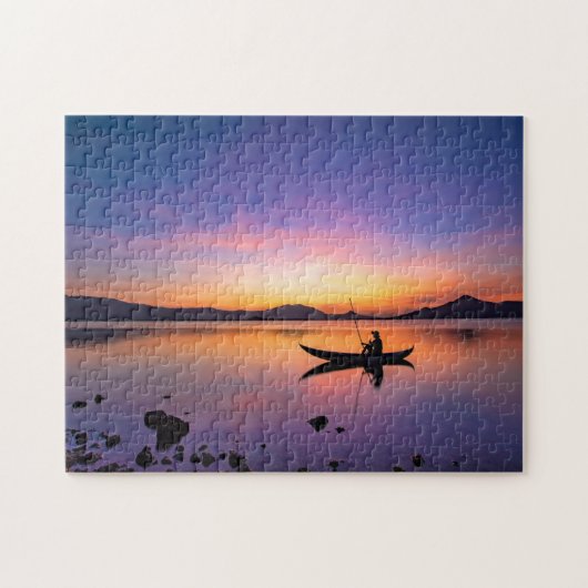 Sunset Lake Legpuzzel (Horizontaal)