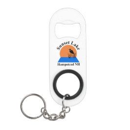 Sunset Lake Sleutelhanger Bottle Opener Mini Flessenopener