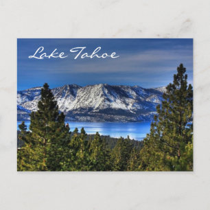 Sunset Lake Tahoe Nevada Briefkaart