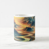 Sunset Landscape Valley Mug (Centre)