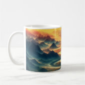Sunset Landscape Valley Mug (Gauche)