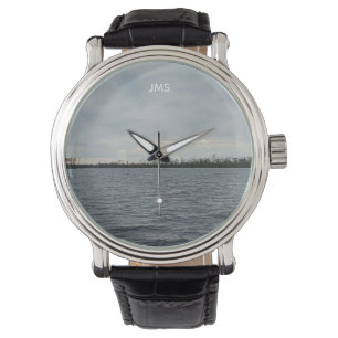 - Sunset lichtbundels op Broad Creek Horloge