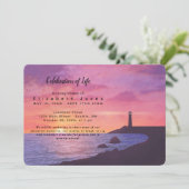 Sunset Lighthouse Celebration of Life Funeral (Staand voorkant)