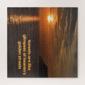 Sunset like a Glimpse of Heaven - 20 x 20 inch Legpuzzel (Horizontaal)