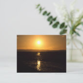 Sunset, Lindisfarne, Angleterre - Carte postale (Debout devant)