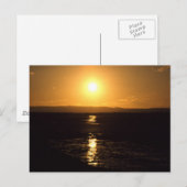 Sunset, Lindisfarne, Angleterre - Carte postale (Devant / Derrière)