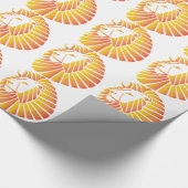 Sunset Lion Cadeaupapier (Hoek)