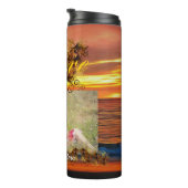 Sunset Love Photo 1577 Thermosbeker (Geroteerd rechts)