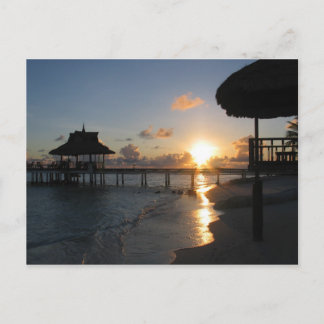 Sunset Maldives Briefkaart