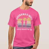Sunset Man Vrouw Running Squad T-shirt (Voorkant)