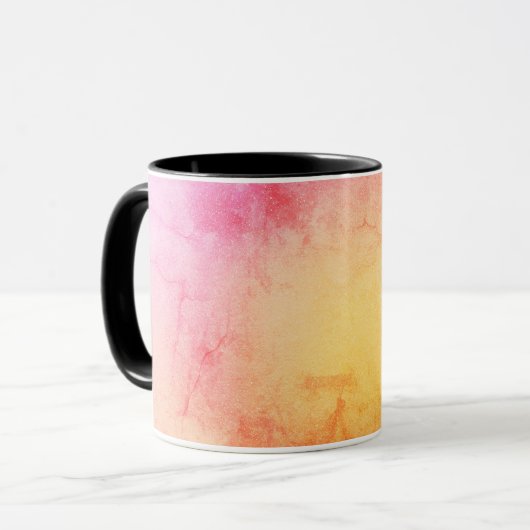Sunset Marble Gradient Coffee Mok (Voorkant links)