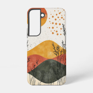 Sunset Meadow telefoonhoesje Samsung Galaxy Hoesje