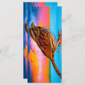 Sunset Melody-Bladwijzer Menu (Voorkant / Achterkant)