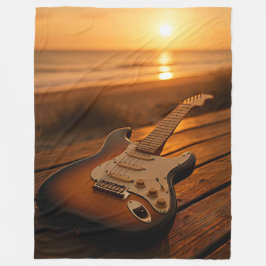 Sunset Melody Fleece Deken