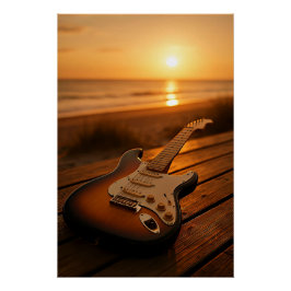 Sunset Melody Perfect Poster