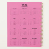 Sunset Melody Planner (Achterkant)