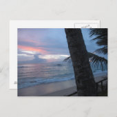 Sunset met boom @ Sri Lanka Briefkaart (Voorkant / Achterkant)