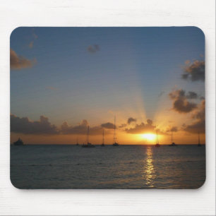 Sunset met Sailships Tropical Landscape Photo Muismat