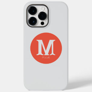 Sunset Minimal Monogram Hoesje-Mate iPhone Case