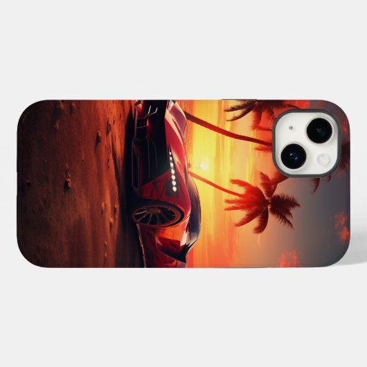 Sunset Mirage Supercar Case-Mate iPhone Case (Achterkant (horizontaal))