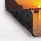 Sunset Morro Bay Sailboot Muismat (Hoek)