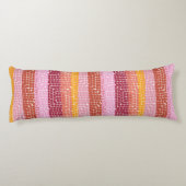 Sunset Mosaic Lichaamskussen (Achterkant)