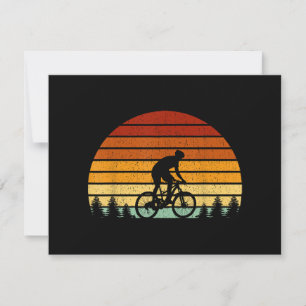 Sunset Mountain Biking Gift For Mountain B
